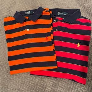 Two unique Ralph Lauren Polo short sleeve shirts